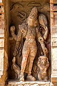 The great Chola temples of Tamil Nadu - The Brihadisvara temple of Gangaikondacholapuram. Sculptures of the vimana (South). 